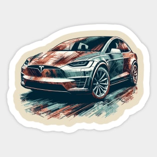 Tesla Model X Sticker